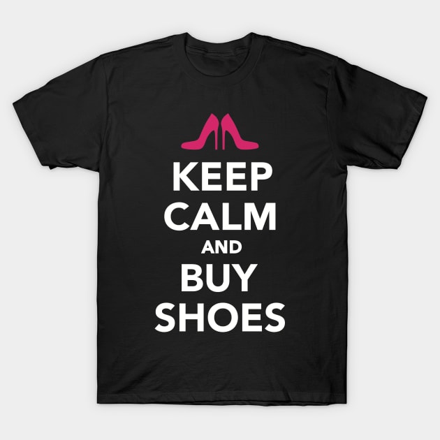 Keep calm and buy shoes T-Shirt by Designzz